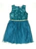 A.T.U.N. 100% Polyester Teal Dress Size 13 - photo 1