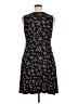 Apt. 9 Floral Black Casual Dress Size XL - photo 2