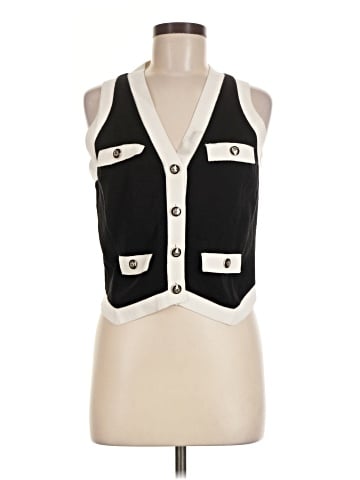 White House Black Market Sleeveless Button-Down Shirt (view 1)