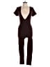 Full Circle Trends With Love Solid Brown Jumpsuit Size XL - photo 1