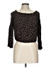 Blush 100% Rayon Black 3/4 Sleeve Blouse Size L - photo 1