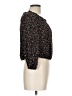 Blush 100% Rayon Black 3/4 Sleeve Blouse Size L - photo 4