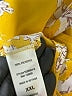 West Kei 100% Polyester Yellow Short Sleeve Blouse Size XXL - photo 8