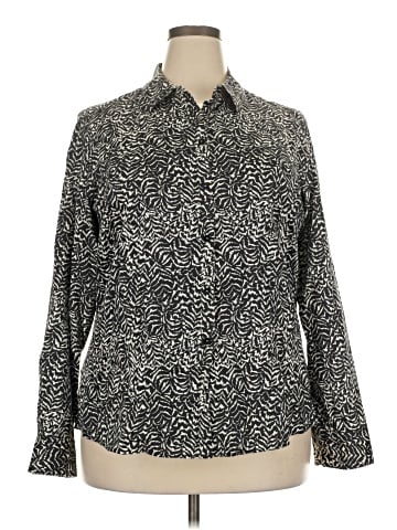 Foxcroft Long Sleeve Blouse (view 1)