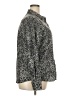 Foxcroft 100% Cotton Animal Print Gray Long Sleeve Blouse Size 18 - photo 4