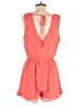 ASTR The Label 100% Polyester Solid Orange Romper Size S - photo 2