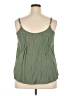 Torrid 100% Rayon Green Sleeveless Blouse Size 2X Plus (2) - photo 2