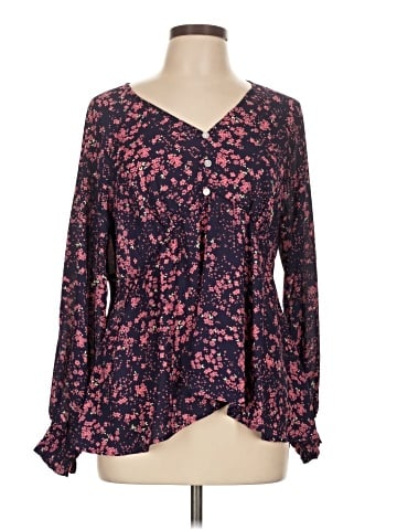 IMAN Long Sleeve Blouse (view 1)