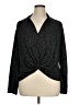 Sanctuary Black Long Sleeve Top Size XL - photo 1