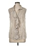 Etcetera Silver Sleeveless Blouse Size 8 - photo 1