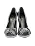Cole Haan 100% Leather Metallic Silver Heels Size 8 - photo 2
