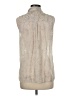 Etcetera Silver Sleeveless Blouse Size 8 - photo 2