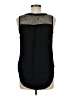 Pixley Black Sleeveless Button-Down Shirt Size M - photo 2