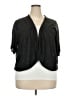 Avenue 100% Polyester Black Cardigan Size 30 - 32 Plus - photo 1