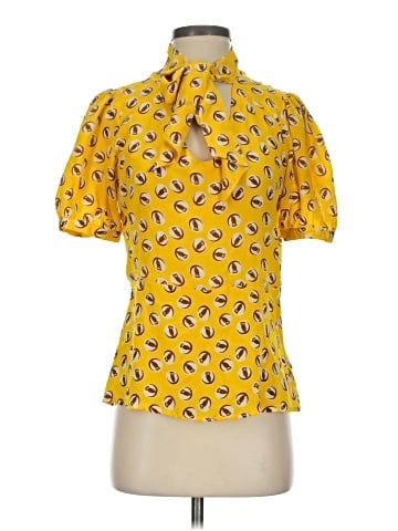 Girls from Savoy Short Sleeve Silk Top (view 1)