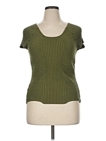 August Silk Short Sleeve Top (view 1)