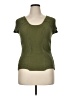 August Silk Green Short Sleeve Top Size XL - photo 1