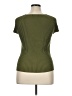 August Silk Green Short Sleeve Top Size XL - photo 2