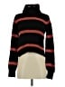Wild Fable 100% Polyester Stripes Black Turtleneck Sweater Size S - photo 1