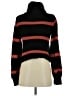 Wild Fable 100% Polyester Stripes Black Turtleneck Sweater Size S - photo 2