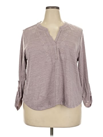 Cable & Gauge Long Sleeve Blouse (view 1)