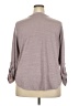 Cable & Gauge Gray Long Sleeve Blouse Size 2X - photo 2