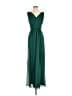 Dessy Collection 100% Polyester Green Cocktail Dress Size XS (estimated) - photo 1