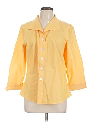 Coldwater Creek 3/4 Sleeve Button-Down Shirt (view 1)