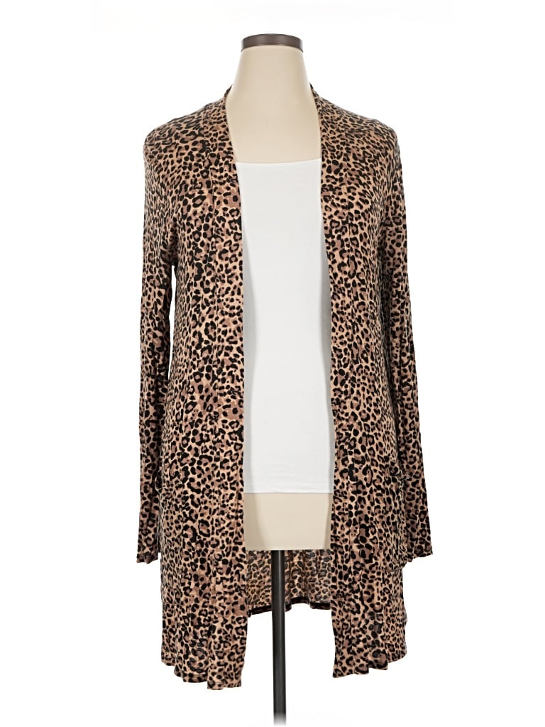 Pre-owned Zenana Kimono In Brown