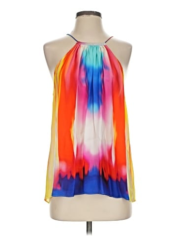 Tangerine Sleeveless Blouse (view 1)