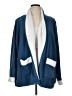 CW Classics 100% Polyester Blue Cardigan Size 1X - photo 1