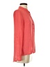 Monteau 100% Polyester Orange Pink Long Sleeve Blouse Size S - photo 4
