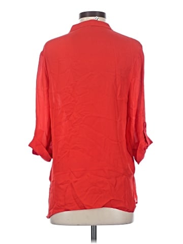 Michael Stars 3/4 Sleeve Silk Top (view 2)