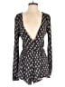 Billabong 100% Viscose Print Black Romper Size S - photo 1
