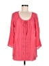 Spense Pink 3/4 Sleeve Blouse Size M - photo 1