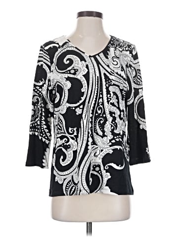 Zenergy by Chico's 3/4 Sleeve T-Shirt (view 1)