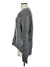 BCBGMAXAZRIA Metallic Gray Pullover Sweater Size M - photo 5