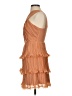 Keepsake 100% Polyester Solid Tan Cocktail Dress Size XS - photo 5