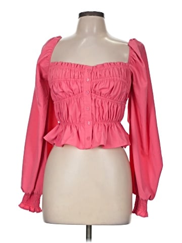 ASTR The Label Long Sleeve Blouse (view 1)
