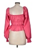 ASTR The Label Pink Long Sleeve Blouse Size M - photo 2