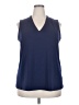 Roaman's Blue Sleeveless T-Shirt Size 18 (L) - photo 1