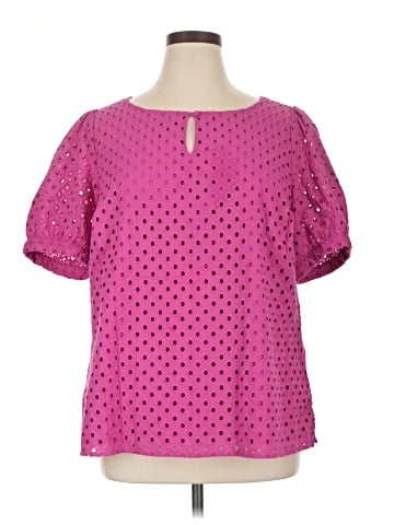 Cj Banks Short Sleeve Blouse (view 1)