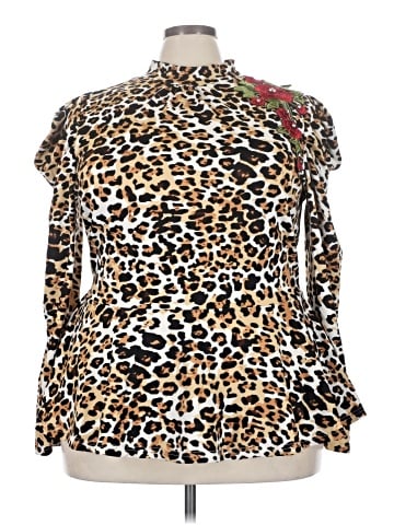 Ashley Stewart Long Sleeve Blouse (view 1)