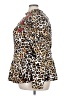 Ashley Stewart Animal Print Brown Long Sleeve Blouse Size 22 Plus - photo 5