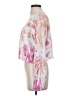 Line & Dot Tie-dye Pink Cardigan Size S - photo 5