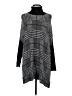 Keren Hart Plaid Black Poncho Size Sm - Med - photo 1