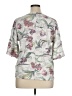 Cupio Floral Silver Short Sleeve T-Shirt Size XL - photo 2