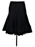 Odille Solid Black Formal Skirt Size 4 - photo 1