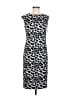 Natori Animal Print Gray Cocktail Dress Size 8 - photo 1