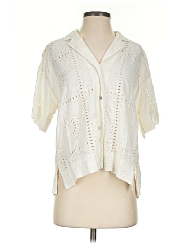 Madewell Eyelet Button-Up Camp Shirt (view 1)